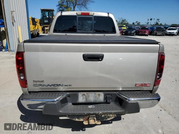 2008 GMC Canyon SLE2 with VIN 1GTDT13E888177284, listed as a Copart auction lot 74299734 with 205,446 mi miles and Salvage Title. Bid and sale history available at carsss.com. Image 6.