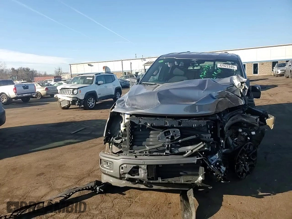 2024 Ford F-150 XLT with VIN 1FTFW3LDXRFB82552, listed as a Copart auction lot 42922345 with 2,971 mi miles and Salvage Title. Bid and sale history available at carsss.com. Image 10.