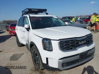 2023 Kia Telluride SX z VIN 5XYP54GC0PG334914, wystawiony jako IAAI lot #41748764 z przebiegiem 26 364 mil mil oraz . Historia ofert i sprzedaży dostępna na DreamBid. Obrazek 1.