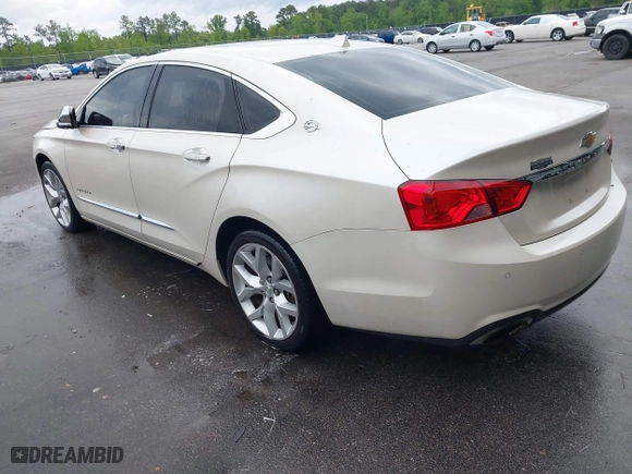 2014 Chevrolet Impala LTZ with VIN 1G1155S38EU105260, listed as a IAAI auction lot 42012082 with 230,407 mi miles. Bid and sale history available at carsss.com. Image 3.