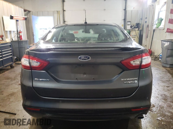 2016 Ford Fusion Titanium Hybrid with VIN 3FA6P0RU4GR356866, listed as a Copart auction lot 43273895 with 73,188 mi miles and Salvage Title. Bid and sale history available at carsss.com. Image 6.