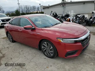 2021 Honda Insight Touring with VIN 19XZE4F93ME003834, listed as a Copart auction lot 82071404 with 62,752 mi miles and Salvage Title. Bid and sale history available at carsss.com. Image 4.