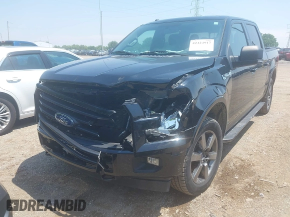 2017 Ford F-150 XL with VIN 1FTEW1EF6HFA59179, listed as a IAAI auction lot 42424917 with 103,437 mi miles and . Bid and sale history available at DreamBid. Image 6.