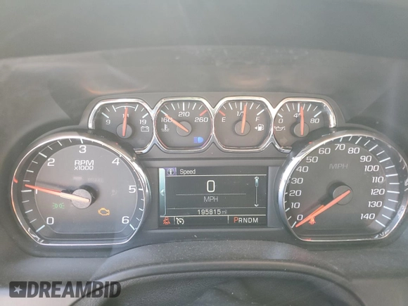 2015 Chevrolet Suburban LTZ with VIN 1GNSKKKC1FR120164, listed as a Copart auction lot 53700455 with 195,815 mi miles and Salvage Title. Bid and sale history available at DreamBid. Image 9.