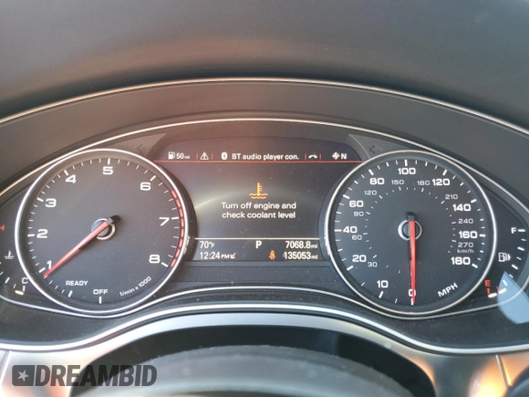2017 Audi A6 Premium Plus z VIN WAUF2AFC5HN054854, wystawiony jako Copart lot #42717025 z przebiegiem 135 053 mil mil oraz Szkody całkowita. Historia ofert i sprzedaży dostępna na DreamBid. Obrazek 9.