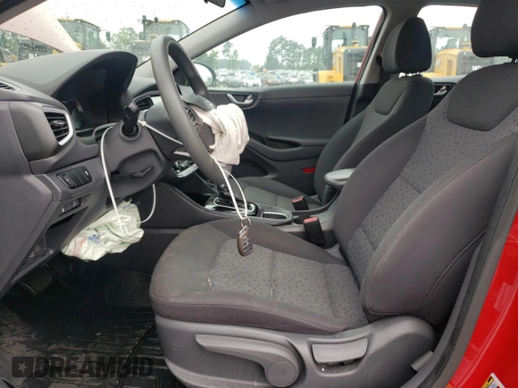2019 Hyundai Ioniq Blue z VIN KMHC65LC6KU176394, wystawiony jako Copart lot #58343805 z przebiegiem 80 875 mil mil oraz Szkoda całkowita • Salvage title. Historia ofert i sprzedaży dostępna na DreamBid. Obrazek 7.
