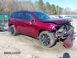 2018 Jeep Grand Cherokee Laredo E with VIN 1C4RJFAG2JC252366, listed as a IAAI auction lot 41742000 with 135,050 mi miles and . Bid and sale history available at DreamBid. Image 1.