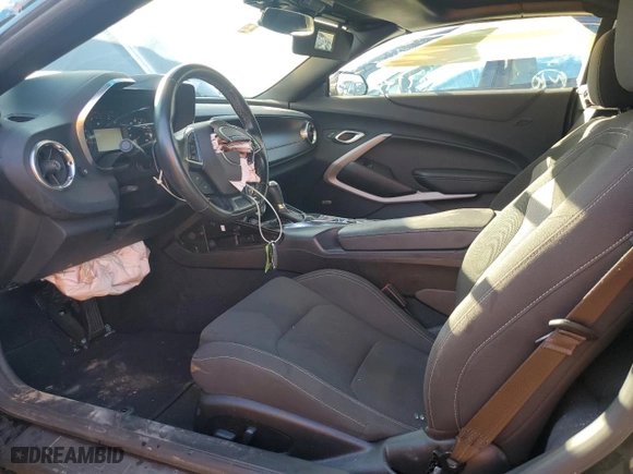 2021 Chevrolet Camaro 1LT with VIN 1G1FB3DX1M0141834, listed as a Copart auction lot 66292954 with 40,280 mi miles and Salvage Title. Bid and sale history available at carsss.com. Image 7.