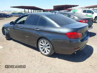 2011 BMW 5 Series 535i xDrive with VIN WBAFU7C55BDU55241, listed as a IAAI auction lot 42035748 with 169,154 mi miles. Bid and sale history available at carsss.com. Image 3.