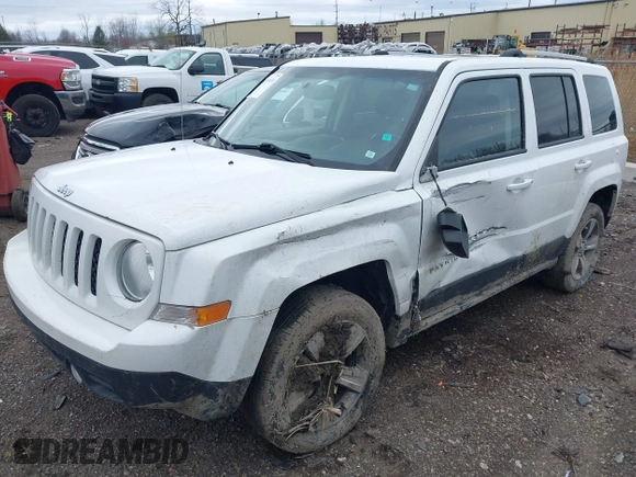 2016 Jeep Patriot High Altitude Edition with VIN 1C4NJRFB9GD808902, listed as a IAAI auction lot 41919059 with 123,265 mi miles. Bid and sale history available at carsss.com. Image 17.