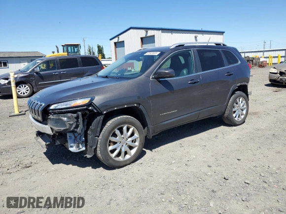 2014 Jeep Cherokee Limited z VIN 1C4PJMDS1EW170001, wystawiony jako Copart lot #57645655 z przebiegiem 154 098 mil mil oraz Szkoda całkowita • Salvage title. Historia ofert i sprzedaży dostępna na DreamBid. Obrazek 1.