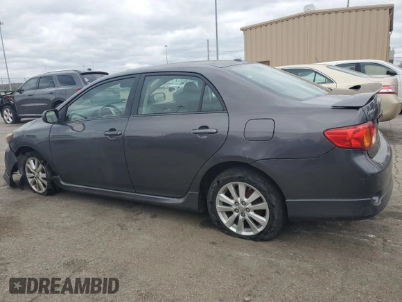 2009 Toyota Corolla with VIN 1NXBU40E89Z147619, listed as a Copart auction lot 53291535 with 196,840 mi miles and Salvage Title. Bid and sale history available at carsss.com. Image 2.