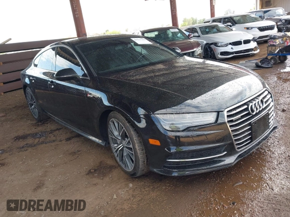 2017 Audi A7 Premium Plus with VIN WAUW2AFC3HN134850, listed as a IAAI auction lot 41931263 with 82,638 mi miles. Bid and sale history available at carsss.com. Image 1.