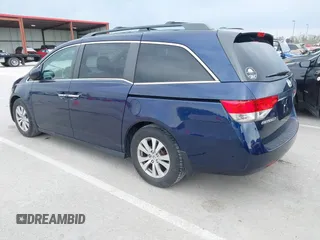 2014 Honda Odyssey EX-L with VIN 5FNRL5H68EB049914, listed as a IAAI auction lot 41986894 with 125,222 mi miles and . Bid and sale history available at carsss.com. Image 3.