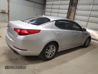 2013 Kia Optima LX with VIN KNAGM4A79D5394819, listed as a Copart auction lot 50820545 with 107,906 mi miles and Salvage Title. Bid and sale history available at DreamBid. Image 3.