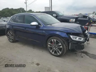 2018 Audi SQ5 Prestige with VIN WA1C4AFY4J2101014, listed as a Copart auction lot 65063764 with 60,064 mi miles and Salvage Title. Bid and sale history available at DreamBid. Image 4.