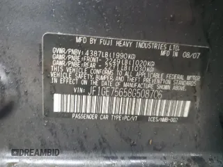 2008 Subaru Impreza Sedan (Natl) WRX w/Sat/Nav with VIN JF1GE75658G508706, listed as a Copart auction lot 44458315 with 178,334 mi miles and Salvage Title. Bid and sale history available at carsss.com. Image 15.