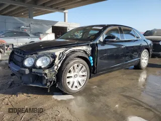 2014 Bentley Flying Spur with VIN SCBEC9ZA2EC090466, listed as a Copart auction lot 43833305 with 53,837 mi miles and Salvage Title. Bid and sale history available at DreamBid. Image 1.