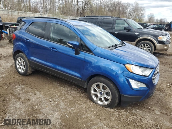 2018 Ford EcoSport SE with VIN MAJ3P1TE6JC173310, listed as a Copart auction lot 53085345 with 59,233 mi miles and Clean Title. Bid and sale history available at carsss.com. Image 4.