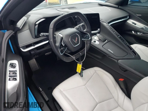 2021 Chevrolet Corvette 1LT with VIN 1G1YA3D45M5123969, listed as a Copart auction lot 73947164 with 0 mi miles and Salvage Title. Bid and sale history available at carsss.com. Image 8.