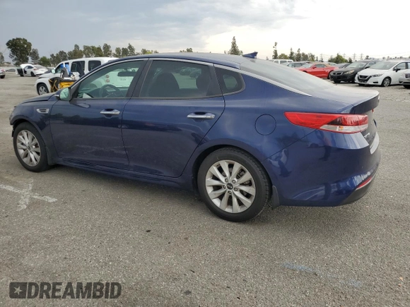 2018 Kia Optima LX с VIN 5XXGT4L38JG263985, выставлен на аукционе Copart как лот 59634065 с пробегом 53 690 миль миль и Списание • Salvage title. История ставок и продаж доступна на DreamBid. Изображение 2.