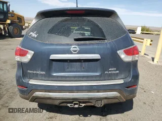 2014 Nissan Pathfinder SV with VIN 5N1AR2MM7EC730265, listed as a Copart auction lot 52256905 with 153,595 mi miles and Salvage Title. Bid and sale history available at carsss.com. Image 6.