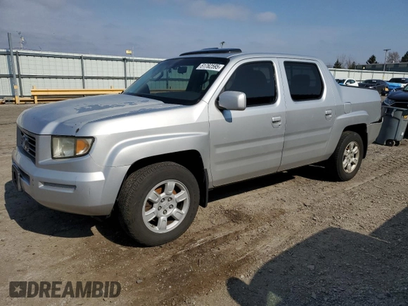2006 Honda Ridgeline RTL with VIN 2HJYK16596H540209, listed as a Copart auction lot 51762595 with 172,736 mi miles and Salvage Title. Bid and sale history available at carsss.com. Image 1.