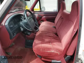 1996 Ford F-150 with VIN 1FTEF14H5TLB47556, listed as a Copart auction lot 51388014 with 117,220 mi miles and Salvage Title. Bid and sale history available at carsss.com. Image 7.