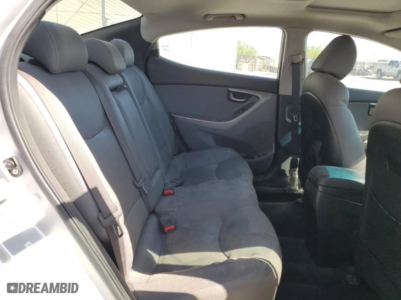 2012 Hyundai Elantra GLS with VIN KMHDH4AEXCU272222, listed as a Copart auction lot 53307345 with 103,639 mi miles and Salvage Title. Bid and sale history available at carsss.com. Image 10.