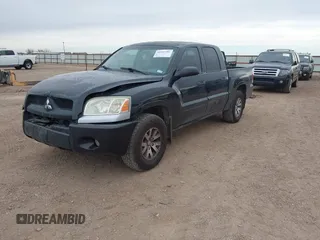 2008 Mitsubishi Raider LS with VIN 1Z7HC28K18S588457, listed as a IAAI auction lot 41597701 with 155,343 mi miles. Bid and sale history available at carsss.com. Image 2.