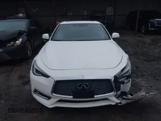 2021 Infiniti Q60 Luxe with VIN JN1EV7KL1MM470045, listed as a IAAI auction lot 41337676 with 11,154 mi miles and . Bid and sale history available at DreamBid. Image 12.