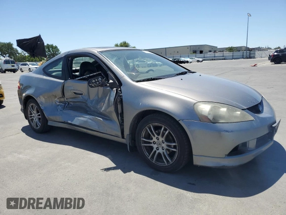 2006 Acura RSX with VIN JH4DC54806S000968, listed as a Copart auction lot 57752665 with 237,288 mi miles and Salvage title. Bid and sale history available at DreamBid. Image 4.