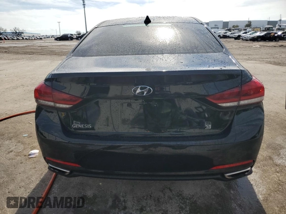 2016 Hyundai Genesis 3.8L with VIN KMHGN4JE7GU107868, listed as a Copart auction lot 42967975 with 128,620 mi miles and Salvage Title. Bid and sale history available at DreamBid. Image 6.