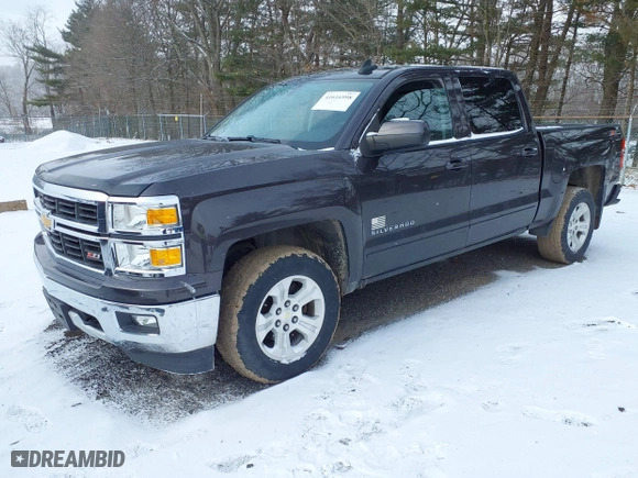 2015 Chevrolet Silverado 1500 LT with VIN 3GCUKREC3FG460485, listed as a IAAI auction lot 41616998 with 128,049 mi miles. Bid and sale history available at carsss.com. Image 17.