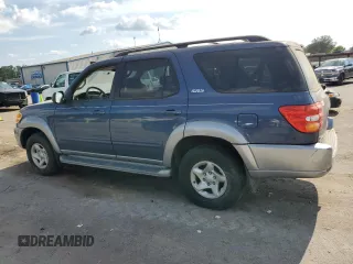 2002 Toyota Sequoia SR5 with VIN 5TDZT34A32S059921, listed as a Copart auction lot 53337395 with 214,776 mi miles and Clean Title. Bid and sale history available at carsss.com. Image 2.