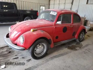 1972 Volkswagen Beetle with VIN 1122298570, listed as a Copart auction lot 78377084 with 1,150 mi miles and Salvage Title. Bid and sale history available at DreamBid. Image 1.