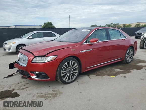 2020 Lincoln Continental Reserve with VIN 1LN6L9RPXL5606382, listed as a Copart auction lot 62996255 with 26,320 mi miles and Salvage title. Bid and sale history available at DreamBid. Image 1.
