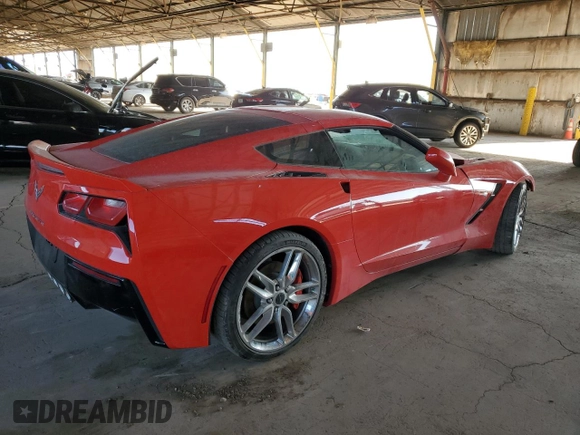 2015 Chevrolet Corvette 1LT z VIN 1G1YA2D73F5118809, wystawiony jako Copart lot #52425605 z przebiegiem Nie podano mil oraz Szkoda całkowita • Salvage title. Historia ofert i sprzedaży dostępna na DreamBid. Obrazek 3.
