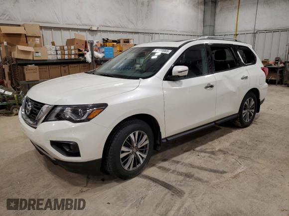 2017 Nissan Pathfinder SL with VIN 5N1DR2MM6HC684865, listed as a Copart auction lot 54180065 with 141,716 mi miles and Clean Title. Bid and sale history available at DreamBid. Image 1.