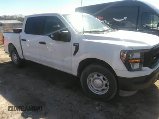 2023 Ford F-150 XL with VIN 1FTEW1C57PKE10438, listed as a IAAI auction lot 41756782 with 4,327 mi miles. Bid and sale history available at carsss.com. Image 1.