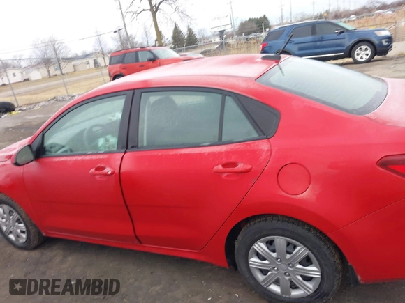 2021 Kia Rio LX with VIN 3KPA24AD2ME370063, listed as a IAAI auction lot 41696461 with 63,628 mi miles. Bid and sale history available at carsss.com. Image 14.