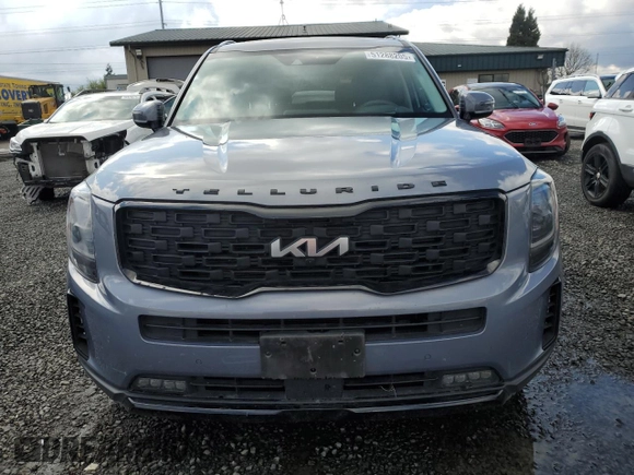 2022 Kia Telluride SX with VIN 5XYP5DHC4NG244998, listed as a Copart auction lot 51288205 with 39,638 mi miles and Salvage Title. Bid and sale history available at carsss.com. Image 5.