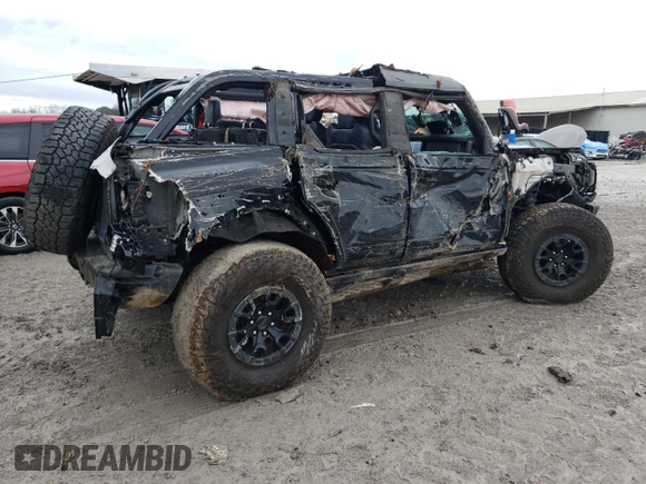 2023 Ford Bronco Raptor with VIN 1FMEE5JR0PLA89493, listed as a Copart auction lot 80310644 with 42,259 mi miles and Salvage Title. Bid and sale history available at carsss.com. Image 3.