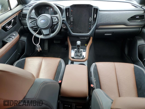 2025 Subaru Forester Touring с VIN JF2SLDTC0SH424412, выставлен на аукционе Copart как лот 51385225 с пробегом 8 405 миль миль и Списание • Salvage title. История ставок и продаж доступна на DreamBid. Изображение 8.