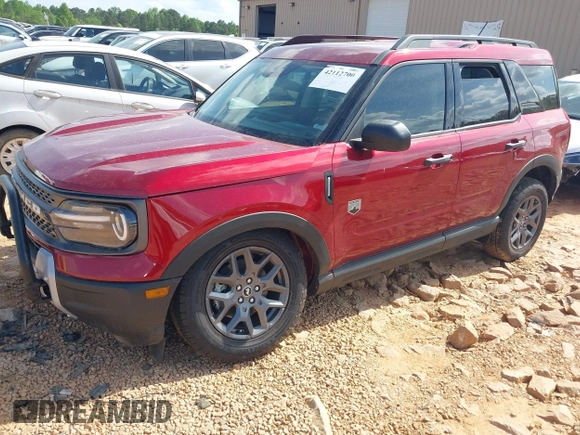 2025 Ford Bronco Sport Big Bend with VIN 3FMCR9BN3SRE19796, listed as a IAAI auction lot 42112700 with 3,640 mi miles and . Bid and sale history available at DreamBid. Image 17.