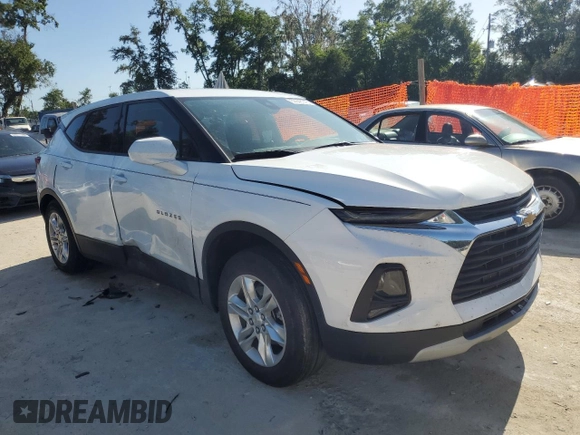 2022 Chevrolet Blazer LT with VIN 3GNKBCR4XNS173445, listed as a Copart auction lot 62848345 with 42,805 mi miles and Non repairable. Bid and sale history available at DreamBid. Image 4.