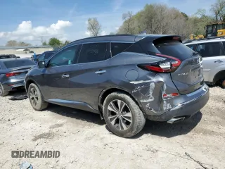 2019 Nissan Murano S with VIN 5N1AZ2MJ9KN122219, listed as a Copart auction lot 51909995 with 61,598 mi miles and Salvage Title. Bid and sale history available at DreamBid. Image 2.