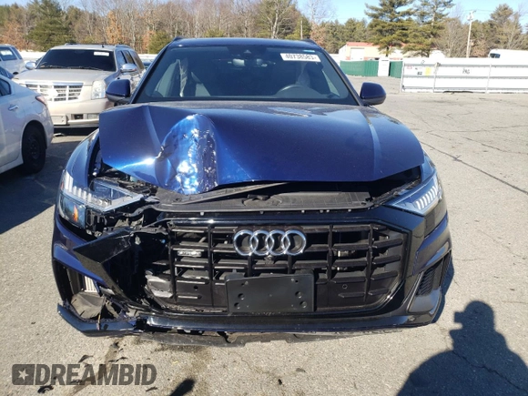 2020 Audi Q8 Premium Plus with VIN WA1EVAF19LD001877, listed as a Copart auction lot 40738583 with 0 mi miles. Bid and sale history available at carsss.com. Image 5.