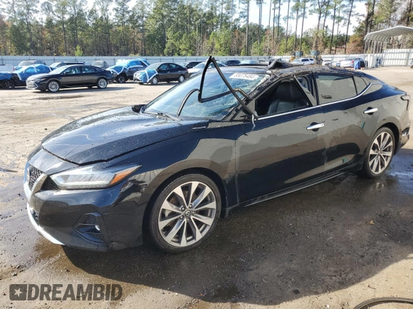 2020 Nissan Maxima Platinum with VIN 1N4AA6FV9LC377684, listed as a Copart auction lot 85075484 with 183,779 mi miles and Salvage Title. Bid and sale history available at DreamBid. Image 1.