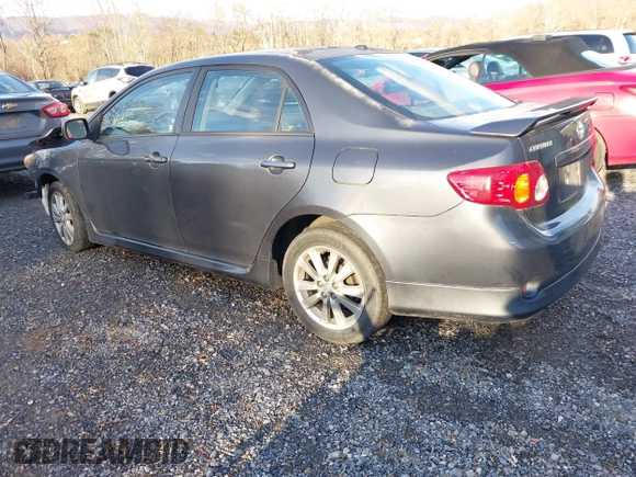 2009 Toyota Corolla with VIN 2T1BU40E99C118163, listed as a IAAI auction lot 41109184 with 194,960 mi miles. Bid and sale history available at carsss.com. Image 3.